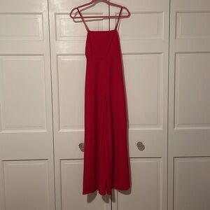 🎅🏻Urban Outfitters Red Wide Leg Jumpsuit